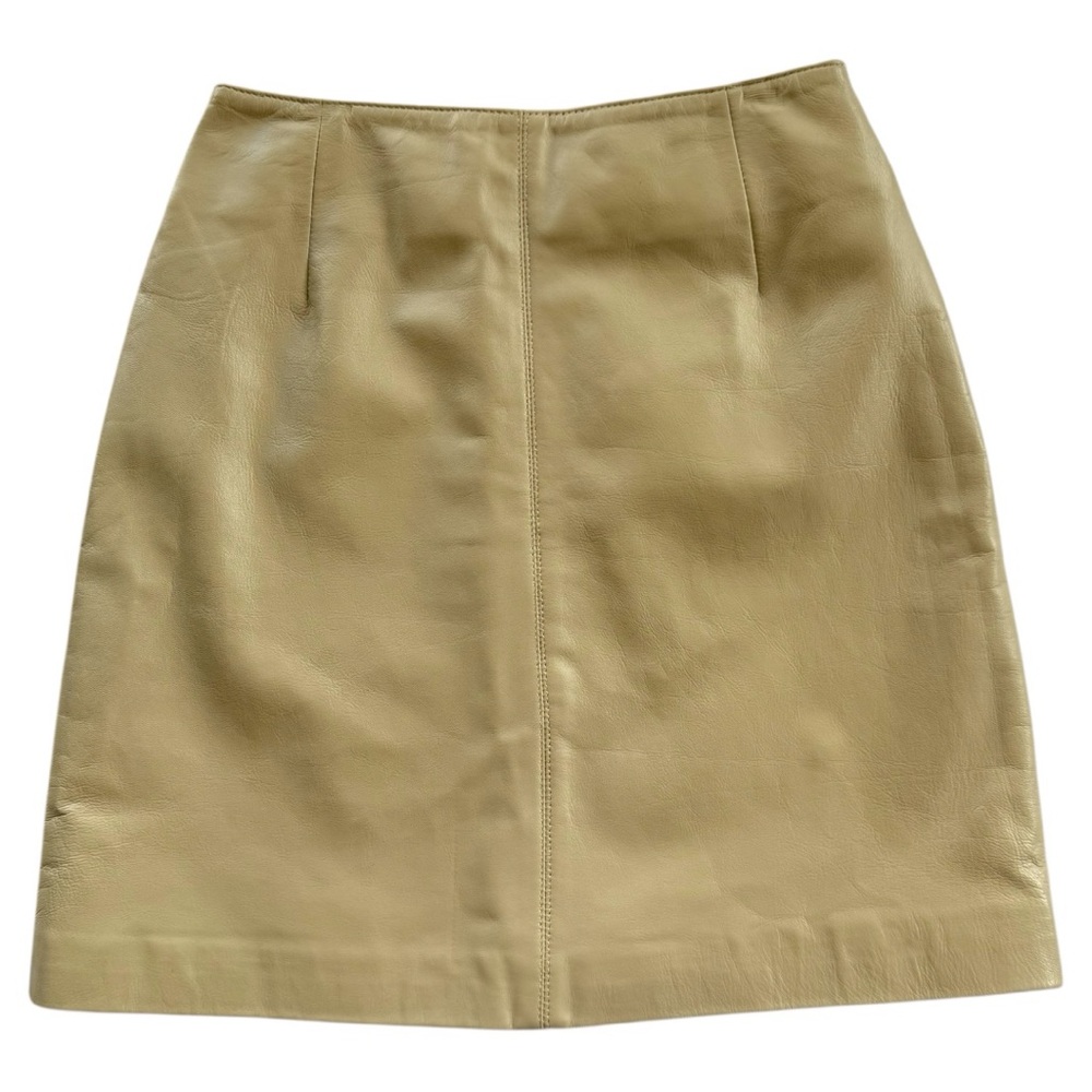 Vintage leather Hugo Buscati skirt size 2